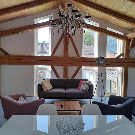 Neu! Ferienwohnungen Im Lueftlmalereck, Hennalahaus Oberammergau Exteriör bild
