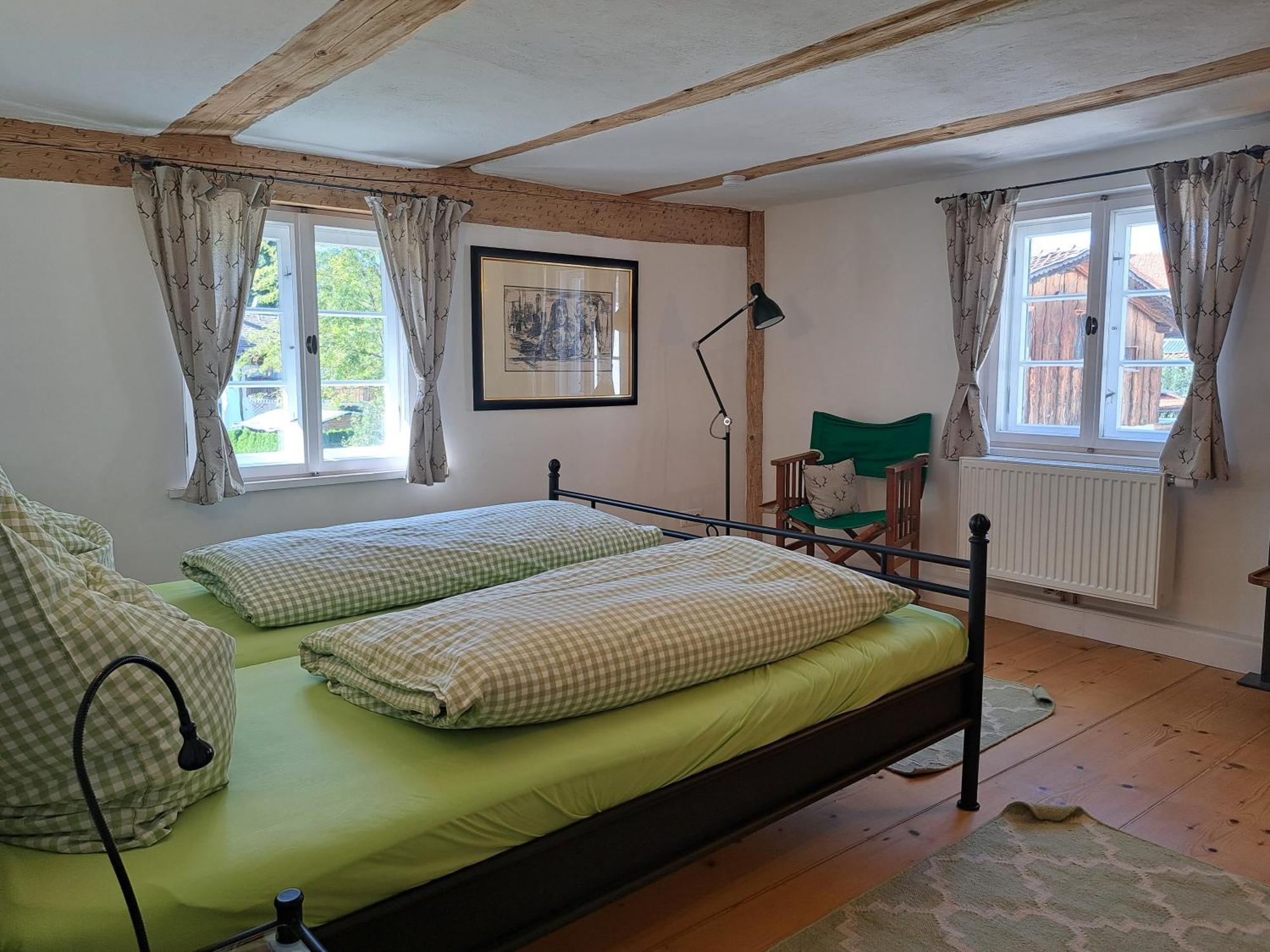 Neu! Ferienwohnungen Im Lueftlmalereck, Hennalahaus Oberammergau Exteriör bild